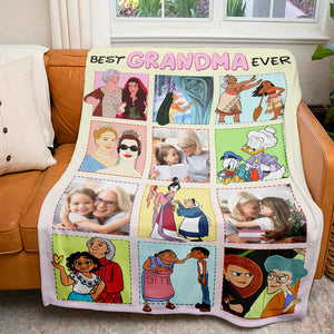 Grandma 04HULI140423 Custom Photo Blanket - Blanket - GoDuckee