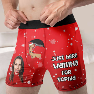 Custom Photo Gift for Couple, Funny couple man boxer brief 03TOMH260924 - Boxer Briefs - GoDuckee