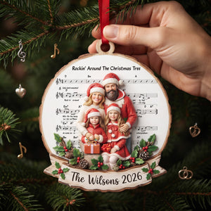 Family Love Christmas Ornament - Custom Photo Gifts For Family 09hulu161026 - Ornament - GoDuckee
