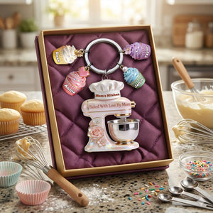 Baking Mom Acrylic Tag Keychain - Personalized Gifts For Mother 01pglu260326 - Keychains - GoDuckee