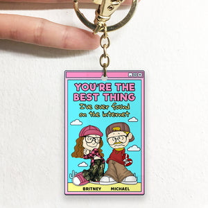 Personalized Gifts For Couple Keychain 02TODT090125HG - Keychains - GoDuckee