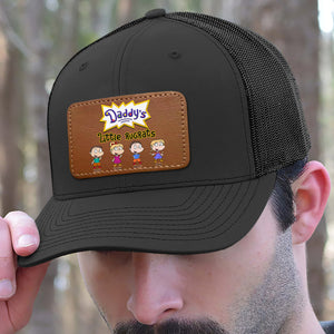 Personalized Gifts For Dad Leather Patch Hat 01naqn170524hh Father's Day - Caps - GoDuckee