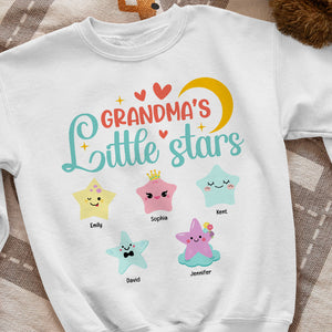 Grandma's Little Stars- Personalized Shirt- Gift For Grandma/ Gift For Mom - Shirts - GoDuckee