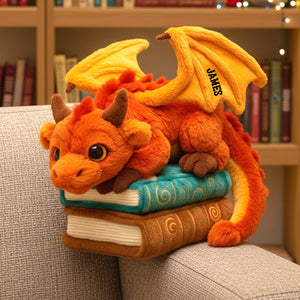 Dragon Book Custom Shaped Pillow Personalized Gifts For Book Lovers 03natn141125 - Pillow - GoDuckee