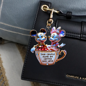 Mouse Couple Keychain - Personalized Gifts For Couple 02tgpu030525 - Keychains - GoDuckee