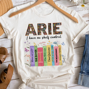 Personalized Gifts For Book Lover Shirt I Have No Shelf Control - Shirts - GoDuckee