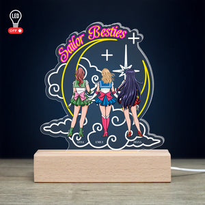 Personalized Gifts For Friends LED Light Besties 02htqn230224hh - Led Lights - GoDuckee