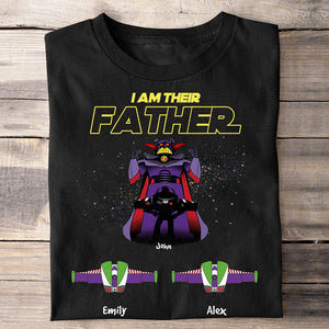 Galactic Dad Personalized T-shirt, Hoodie, Sweatshirt-05QHHN260423 - Shirts - GoDuckee