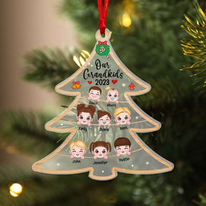 Grandma Our Grandkids 05naqn250723hh Personalized Ornament - Ornament - GoDuckee