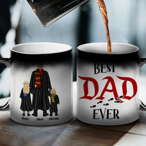 Magic Family Dad And Children 05DNHN280423TM Personalized Magic Mug - Magic Mug - GoDuckee