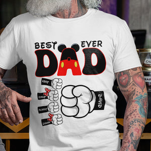 Best Dad Ever- Personalized Shirt-Gift For Dad/ Gift For Mom- Family Shirt-01qnqn180423 - Shirts - GoDuckee