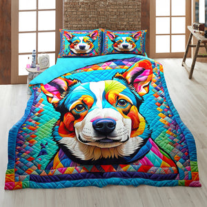 Corgi Quilt Bed Set Gifts For Dog Lovers 03HUDT200125 - Blanket - GoDuckee