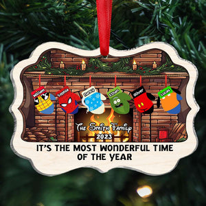 Gloves - The Most Wonderful Time Of The Year 08ACDT071123 Personalized Ornament, Gifts For Family - Ornament - GoDuckee