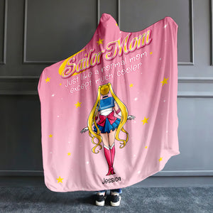Personalized Gifts For Mom Wearable Blanket Hoodie Just Like A Normal Mom 03toqn0203hh24 - Blankets - GoDuckee