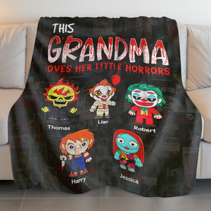 Personalized Gifts For Mom Blanket 04ohpu220225 Little Horrors - Blanket - GoDuckee