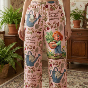 Garden Girl Pajama Pants - Personalized Gifts For Gardeners 03pata140126 - Pajama Pant - GoDuckee