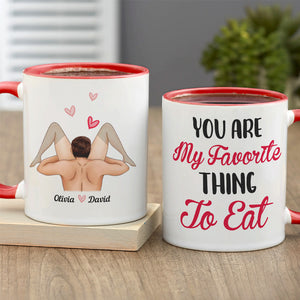 You Are My Favorite Thing To Eat-Personalized Wine Tumbler-Gift For Couple- Couple Wine Tumbler - Coffee Mug - GoDuckee