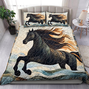 Personalized Gifts For Horse Lovers Quilt Bedding Set Special Line 03hutn051124 - Blanket - GoDuckee