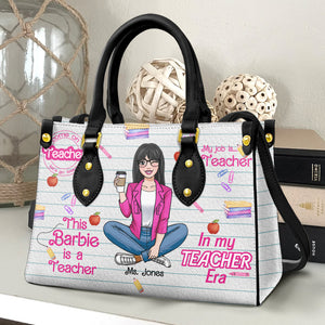 Personalized Gifts For Teacher Leather Bag My Job Is Teacher 01NAMH010224HH - Leather Bags - GoDuckee