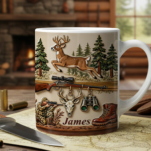 Hunting Coffee Mug - Personalized Gifts For Hunting Lovers 01tgta191225 - Coffee Mug - GoDuckee