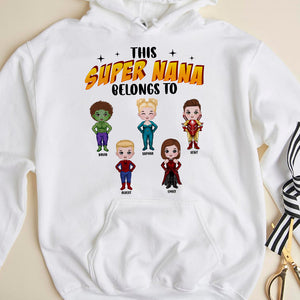 This Super Nana Be Belongs To-Personalized Shirt-05acqn110823pa - Shirts - GoDuckee