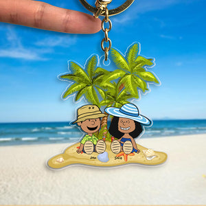 Personalized Gifts For Couple Keychain 05OHMH080125PA - Keychains - GoDuckee