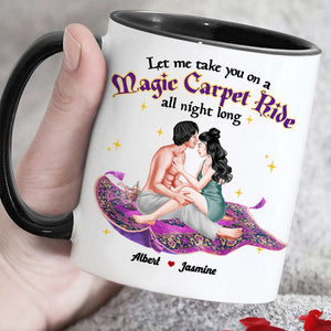 Let Me Take You On A Ride All Night Long, Couple Gift, Personalized Mug, Naughty Couple Mug 05HTHN281223PA - Coffee Mug - GoDuckee