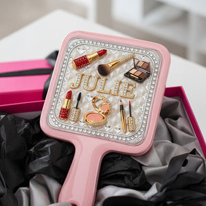 Makeup Artist Handheld Mirror - Personalized Gifts For Her 05namg130226 - Mirror - GoDuckee