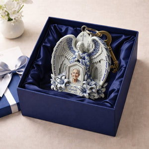 Angel Memorial Keychain - Custom Photo Gifts For Heaven 02PALU280226 - Keychains - GoDuckee