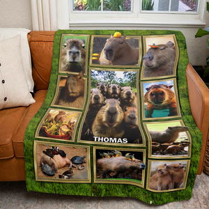 Personalized Gifts For Capybara Lover Blanket 05qhpu261224 - Blanket - GoDuckee