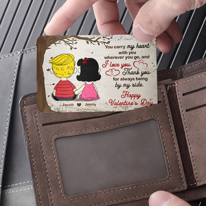 Personalized Gifts For Couple Wallet Card 06kapu301224hg - Wallet Card - GoDuckee