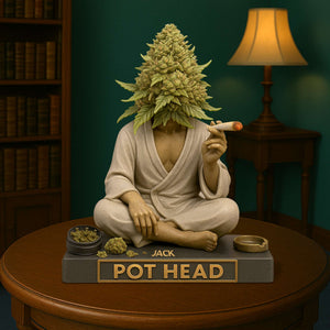 Pot Human Head Acrylic Plaque Personalized Gifts For Stoners 01TOTN040625 - Shaped Plaques - GoDuckee
