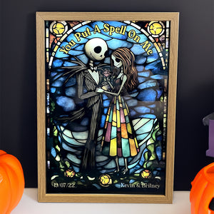 You Put A Spell On Me, Personalized Light Picture Frame, 02HUDT180823, Couple Gift - Poster & Canvas - GoDuckee