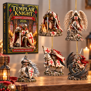 Sacred Templar Knight Advent Calendar Blind Box - Personalized Christmas Gifts 01qhqn241026 - Advent Calendar - GoDuckee