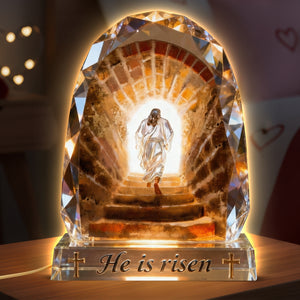 Jesus Christ Step Out The Tomb Acrylic Light Box - Easter Gifts For Christians 04QHQN050326 - Light Box - GoDuckee
