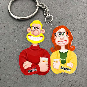 Personalized Gifts For Couple Keychain 061ACPU121124PA - Keychains - GoDuckee