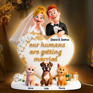 Wedding Couple Light Box – Personalized Gifts For Pet Lovers 05toqn051125 - Light Box - GoDuckee