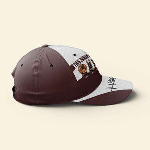 Dog This Human Belongs To Us, Personalized Classic Cap, Paw Heart Beat, Gift For Dog Lovers - Classic Cap - GoDuckee