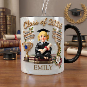Class Of 2026 Accent Mug - Personalized Graduation Gifts 01TYDH220426 - Coffee Mug - GoDuckee