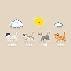 Personalized Gifts For Cat Lover Decal 07acqn030724 - Decal Sticker - GoDuckee