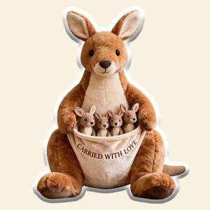 Carried With Love Pillow - Personalized Gifts For Mom 04KIDT020226 - Pillow - GoDuckee