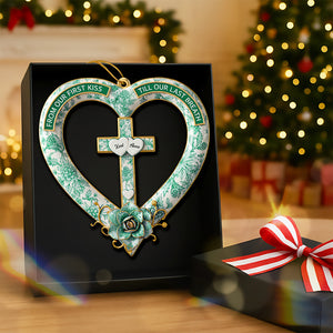 Christian Couple Christmas Ornament - Personalized Gifts For Couple 02toqn300925 - Ornament - GoDuckee