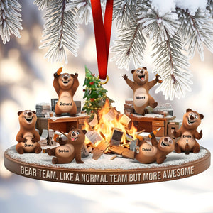 Beer Coworker Ornament - Personalized Gifts For Coworkers 01ohqn241125 - Ornament - GoDuckee