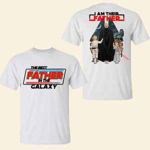 The Best Galaxy Dad Shirt - Personalized Gifts For Father 05ACQN120525HHHG - Shirts - GoDuckee