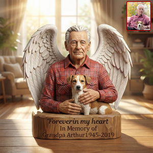 In Loving Memory Acrylic Plaque – Custom Photo Gifts For Loved Ones 03huqn220126 - Shaped Plaques - GoDuckee