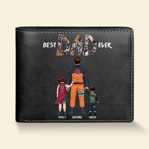 Personalized Gifts For Dad PU Leather Wallet 08QHQN040524PA Father's Day - PU Leather Wallet - GoDuckee