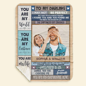 Personalized Gifts For Couple Blanket You Are My Life Now And Forever - Blanket - GoDuckee