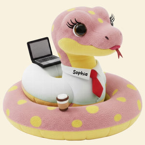 Snake Worker Custom Shape Pillow - Personalized Gifts For Coworkers 07toqn151125 - Pillow - GoDuckee