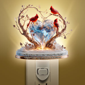 Memorial Heaven Acrylic Night Light Custom Photo Gifts For Heaven 02TGDT060625 - Night Light - GoDuckee