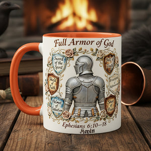 Armor Of God Coffee Accent Mug - Personalized Gifts For Christian 03pata261225 - Coffee Mug - GoDuckee
